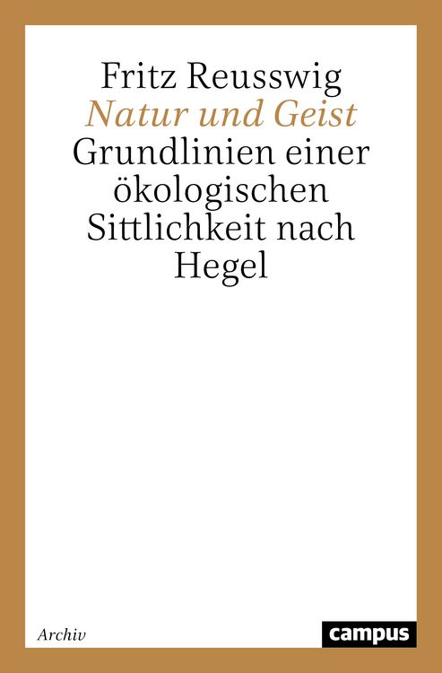 Produktbild: Natur und Geist