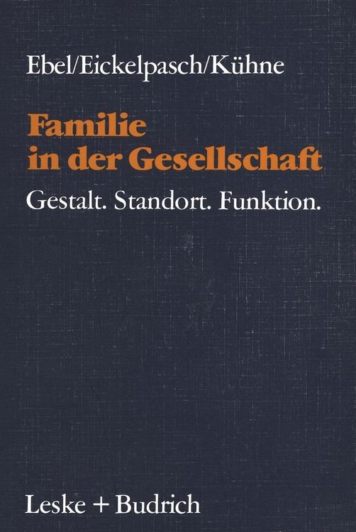 Produktbild: Familie in der Gesellschaft