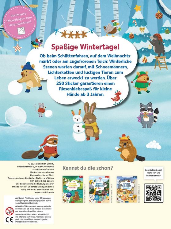 Produktbild: Erstes Stickern &ndash; Im Winter