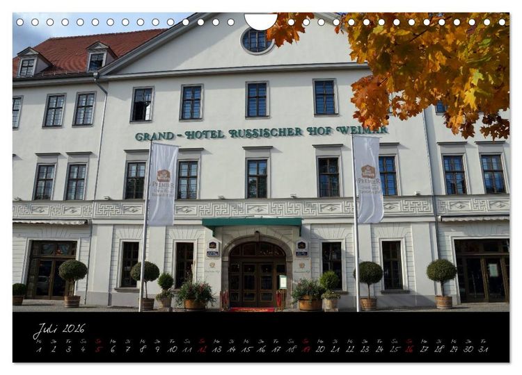 Produktbild: Weimar (Wandkalender 2026 DIN A4 quer), CALVENDO Monatskalender