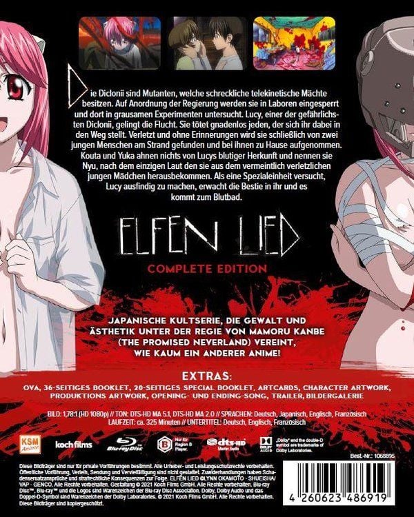 Produktbild: Elfen Lied - Die komplette Serie [2 BRs]