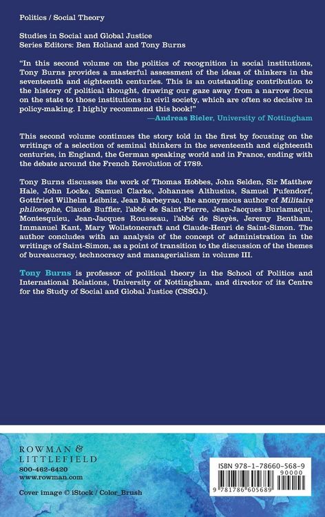 Produktbild: Social Institutions and the Politics of Recognition