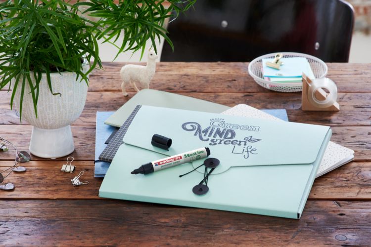 Produktbild: Edding Permamentmarker 21 Ecoline, 4er Set