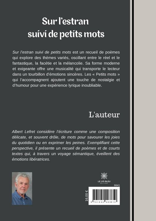 Produktbild: Lefret, A: Sur l'estran suivi de petits mots