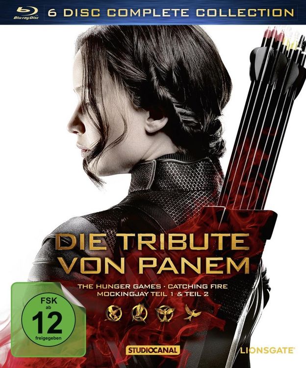 Produktbild: Die Tribute von Panem - Complete Collection [4 BRs+ 2 Blu-ray 3Ds]