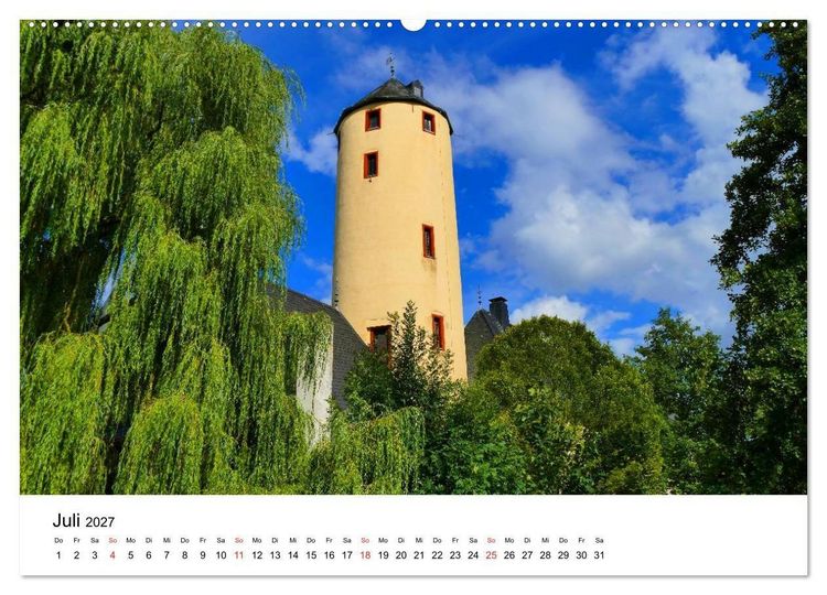 Produktbild: Deutschlands Burgen - Von der Burg zum Schloss (Wandkalender 2027 DIN A2 quer), CALVENDO Monatskalender