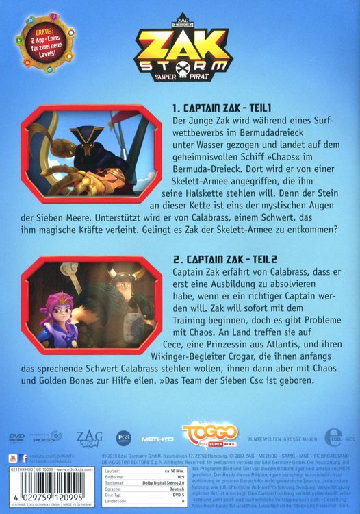 Produktbild: Action, M: Zak Storm