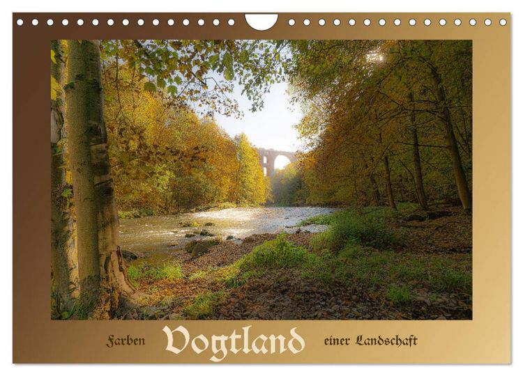 Produktbild: Vogtland - Farben einer Landschaft (Wandkalender 2026 DIN A4 quer), CALVENDO Monatskalender