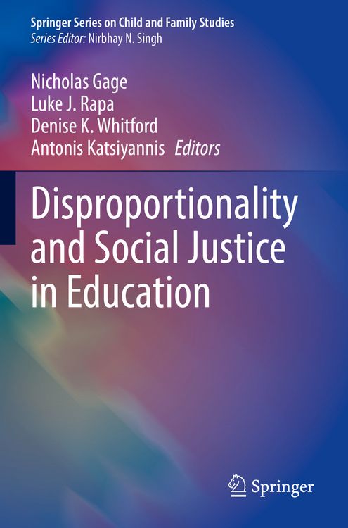 Produktbild: Disproportionality and Social Justice in Education