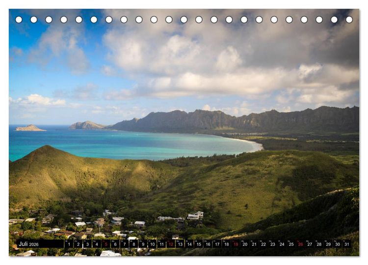 Produktbild: Wandern auf Hawaii - Berge im Pazifik (Tischkalender 2026 DIN A5 quer), CALVENDO Monatskalender