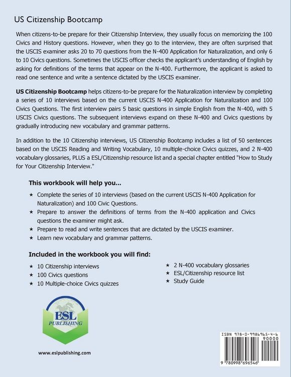 Produktbild: US Citizenship Bootcamp