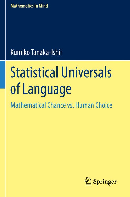 Produktbild: Statistical Universals of Language