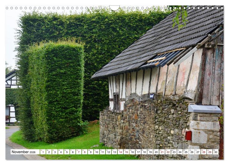 Produktbild: Fachwerkh&auml;user - Historische Geb&auml;ude rund um Simmerath (Wandkalender 2026 DIN A3 quer), CALVENDO Monatskalender