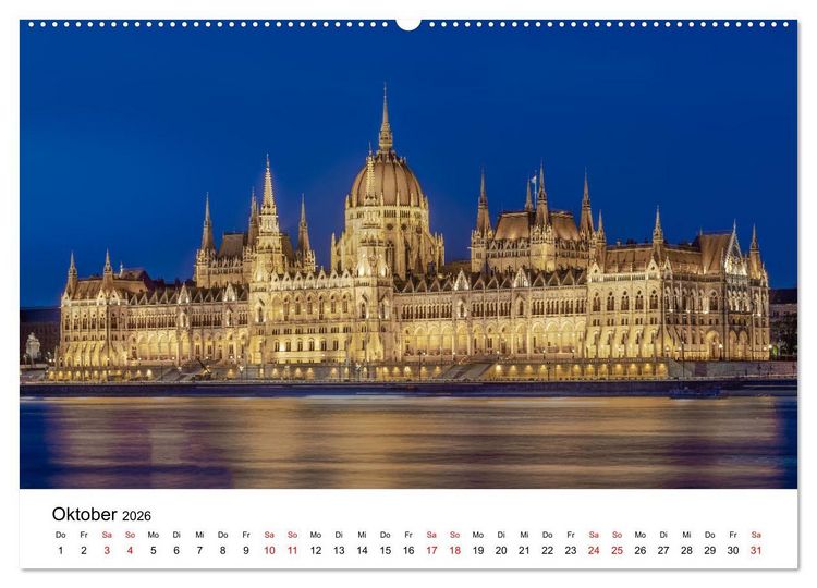 Produktbild: Lichter der Stadt (hochwertiger Premium Wandkalender 2026 DIN A2 quer), Kunstdruck in Hochglanz