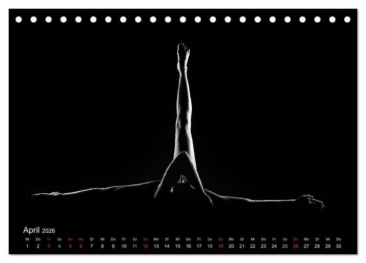 Produktbild: Kunstakt (Tischkalender 2026 DIN A5 quer), CALVENDO Monatskalender