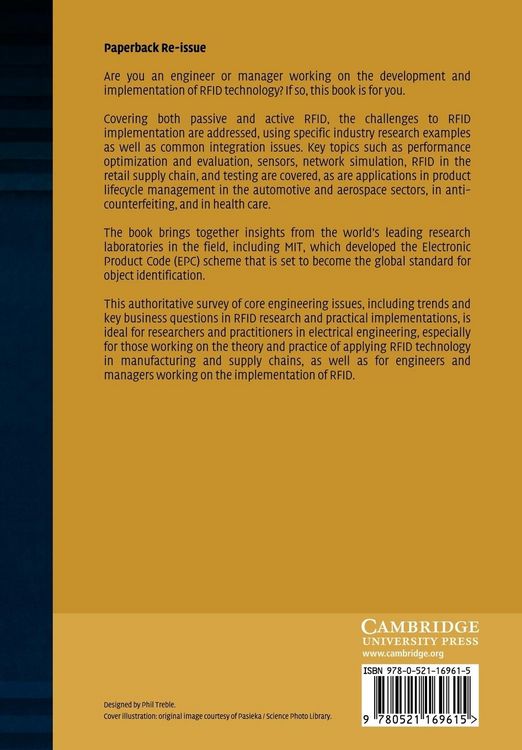 Produktbild: Rfid Technology and Applications