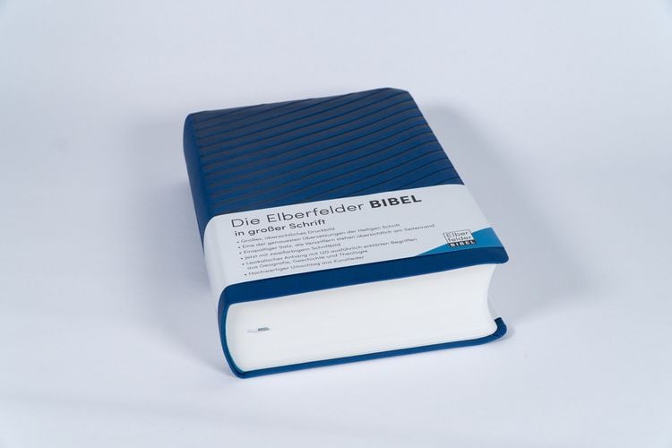 Produktbild: Elberfelder Bibel in gro&szlig;er Schrift, Kunstleder