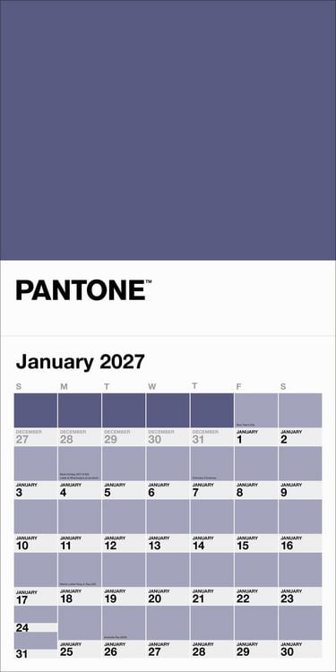 Produktbild: Pantone(tm) Wall Calendar 2027