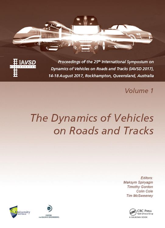 Produktbild: Dynamics of Vehicles on Roads and Tracks Vol 1