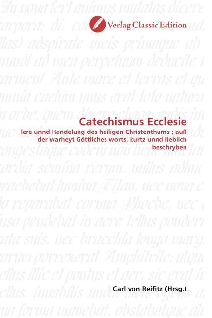 Produktbild: Catechismus Ecclesie