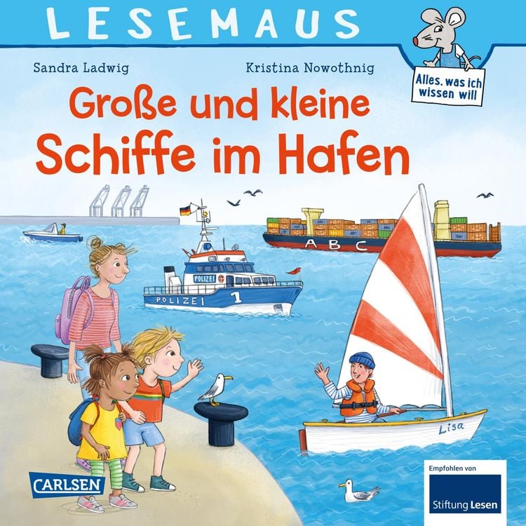 Produktbild: LESEMAUS 75: Gro&szlig;e und kleine Schiffe im Hafen