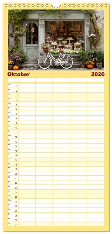 Produktbild: Familienplaner 2026 - Mit Herz und Hand, Ich bin B&auml;cker mit 5 Spalten (Wandkalender, 21 x 45 cm) CALVENDO