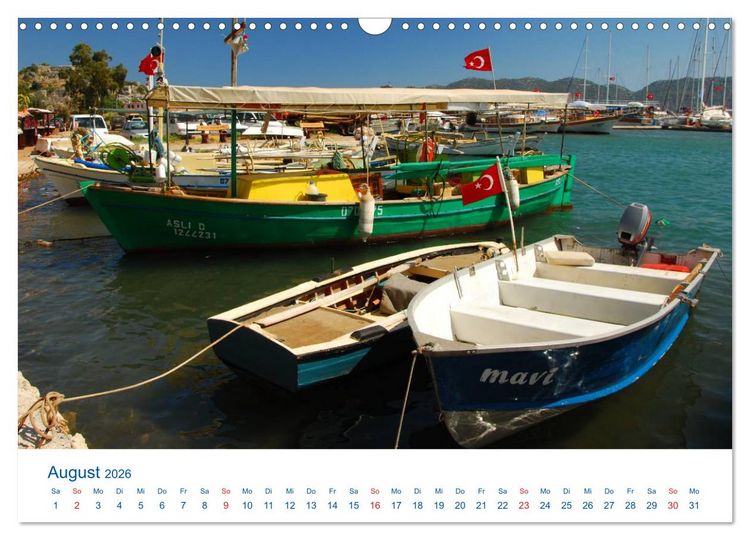 Produktbild: T&uuml;rkei - Reise ins Blaue (Wandkalender 2026 DIN A3 quer), CALVENDO Monatskalender