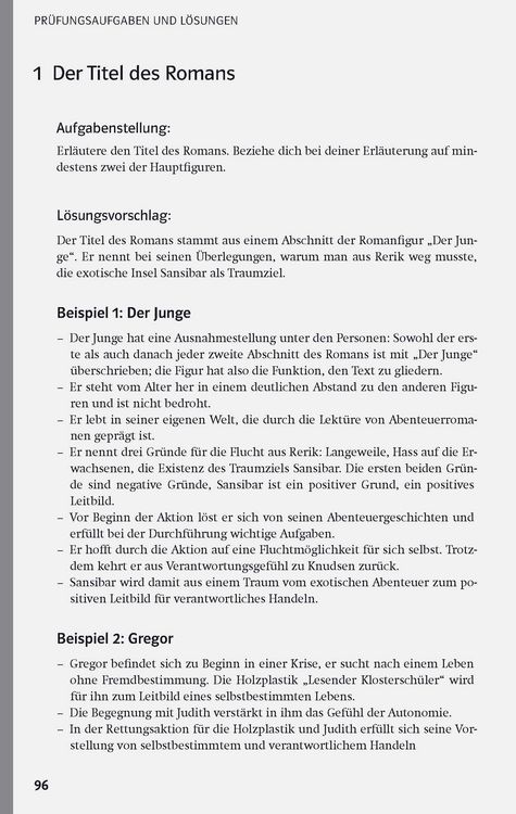 Produktbild: Klett Lekt&uuml;rehilfen Alfred Andersch, Sansibar oder der letzte Grund