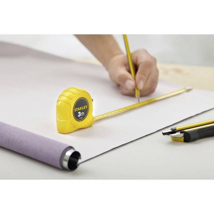 Produktbild: Taschenrollbandma&szlig; L.3m B.12,7mm mm/cm EG II Ku.Festst.SB STANLEY
