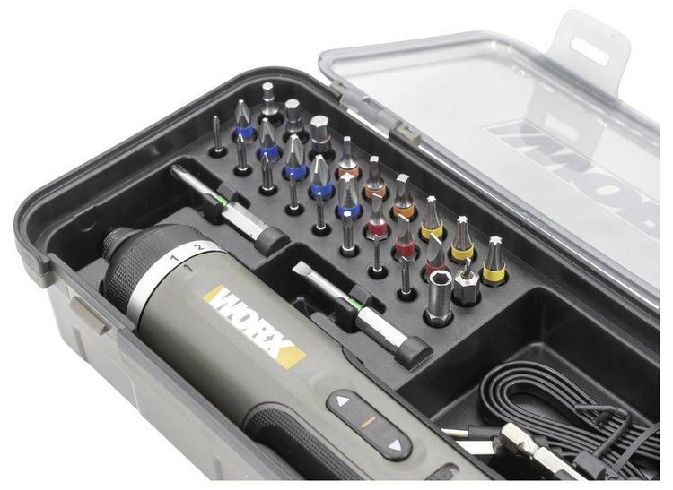 Produktbild: Worx WX242 Akku-Schrauber 4V 2.0Ah Li-Ion inkl. Koffer