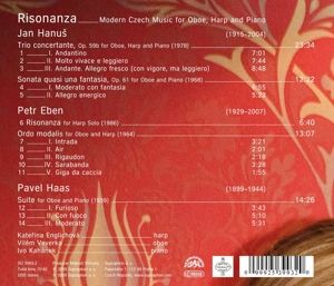 Produktbild: Risonanza-Musik f&uuml;r Oboe,Harfe und Klavier