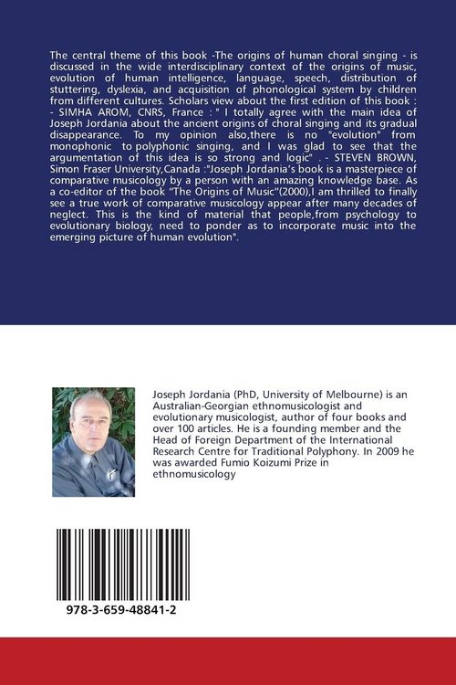 Produktbild: Choral Singing in Human Culture and Evolution