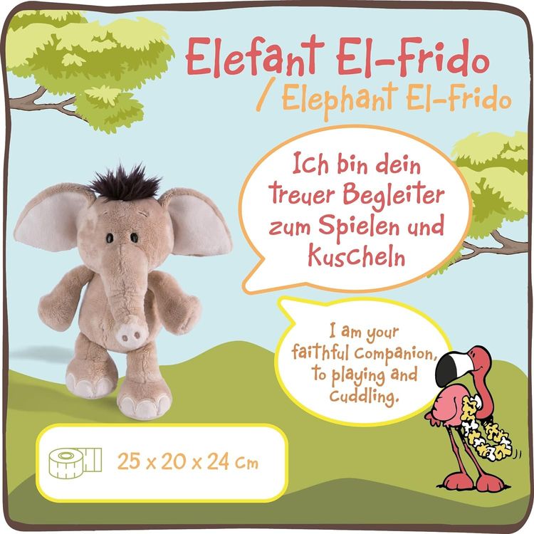 NICI - Selection - Elefant El-Frido 25cm Schlenker