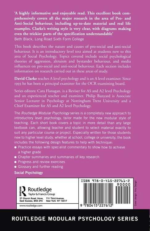 Produktbild: Pro-Social and Anti-Social Behaviour