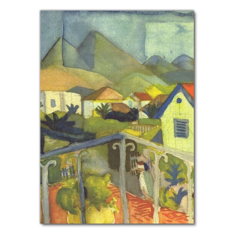 Produktbild: Lais Puzzle August Macke - St. Germain bei Tunis 1000 Teile