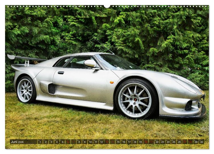 Produktbild: Muscle Cars, Geschwindigkeit und Leidenschaft (hochwertiger Premium Wandkalender 2026 DIN A2 quer), Kunstdruck in Hochglanz