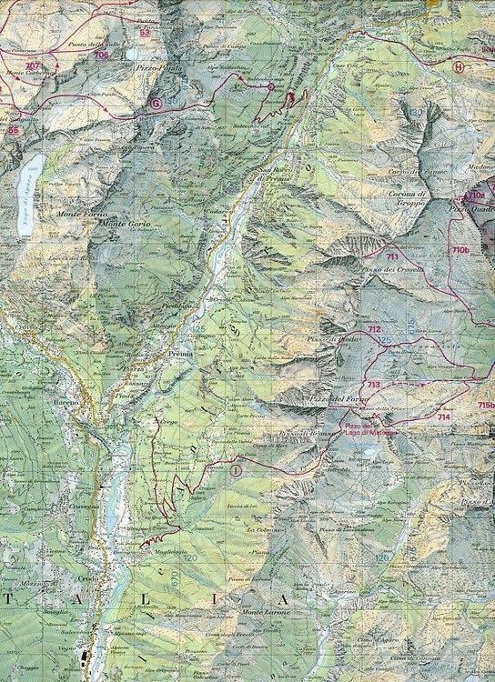 Produktbild: Swisstopo 1 : 50 000 Valle Antigorio Ski