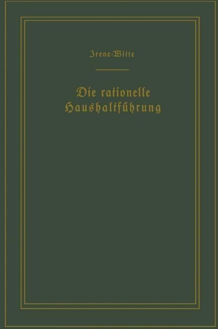 Produktbild: Die rationelle Haushaltf&uuml;hrung / The New Housekeeping