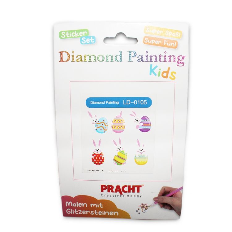 Produktbild: Diamond Painting Sticker Ostern 6 St&uuml;ck