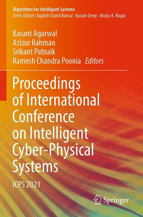 Produktbild: Proceedings of International Conference on Intelligent Cyber-Physical Systems