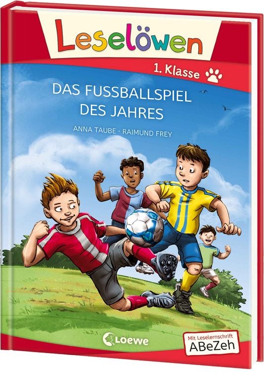 Produktbild: Lesel&ouml;wen 1. Klasse - Das Fu&szlig;ballspiel des Jahres (Gro&szlig;buchstabenausgabe)
