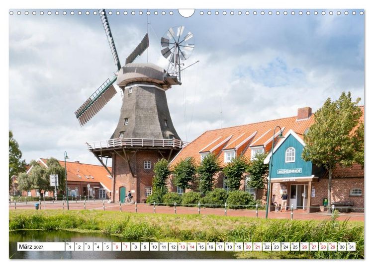 Produktbild: Radland Deutschland - Niedersachsen (Wandkalender 2027 DIN A3 quer), CALVENDO Monatskalender