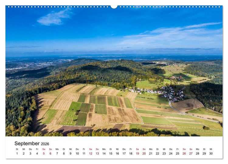 Produktbild: Das Alb- und Moosalbtal (hochwertiger Premium Wandkalender 2026 DIN A2 quer), Kunstdruck in Hochglanz