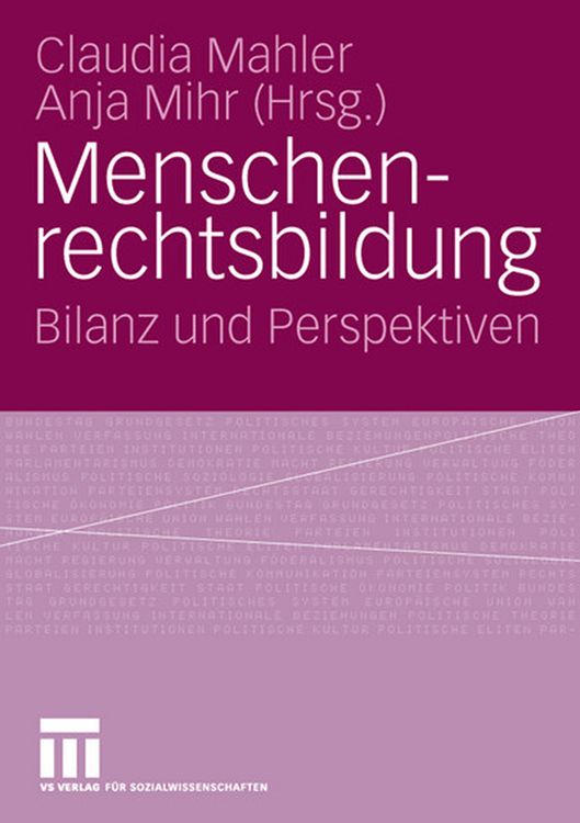Produktbild: Menschenrechtsbildung