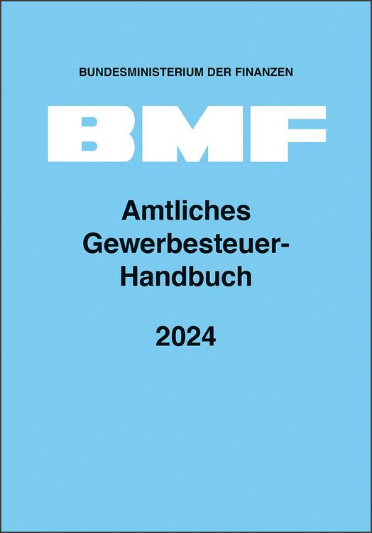 Produktbild: Amtliches Gewerbesteuer-Handbuch 2024