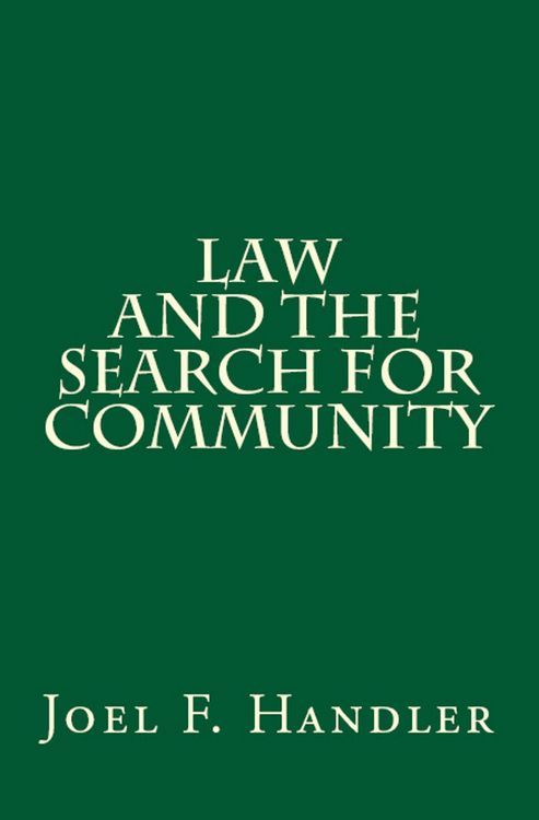 Produktbild: Law and the Search for Community