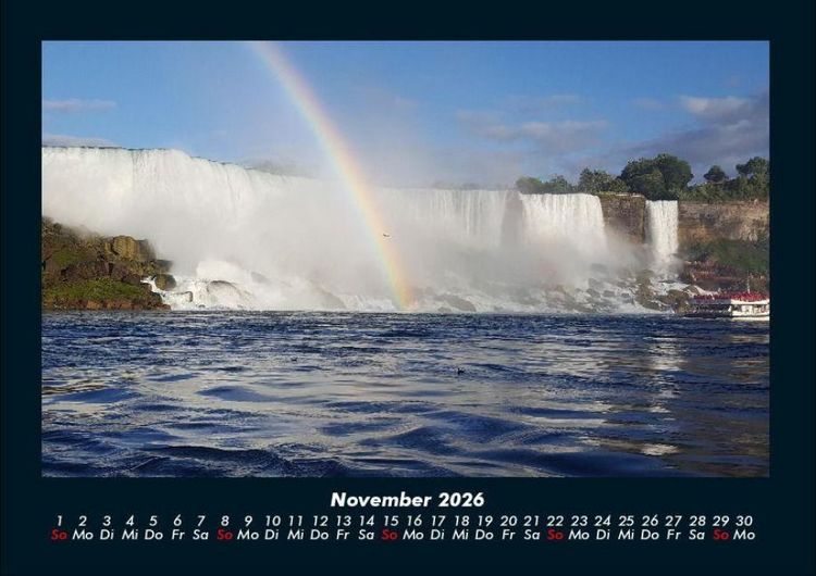 Produktbild: Wasserf&auml;lle 2026 Fotokalender DIN A4