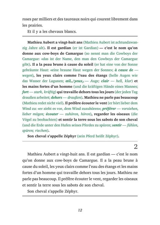 Produktbild: Le Cheval Blanc de Camargue - Franz&ouml;sisch lernen mit lustigen Kurzgeschichten A1-A2 (+ Audio-CD)