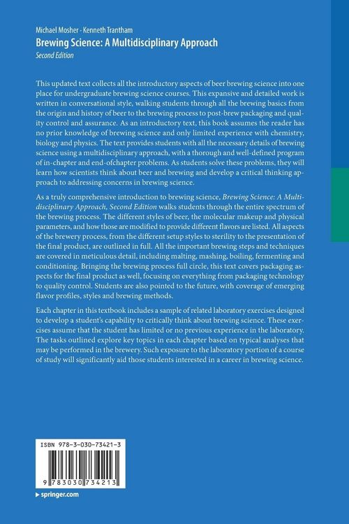 Produktbild: Brewing Science: A Multidisciplinary Approach