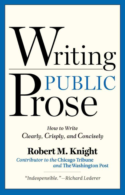 Produktbild: Writing Public Prose